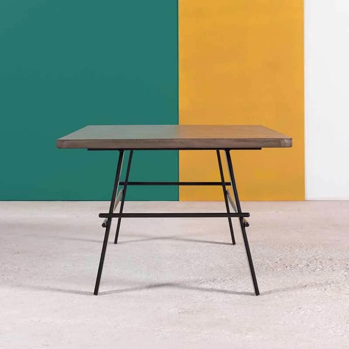 Opale - Table basse design rectangulaire en béton ciré made in France — vue 3