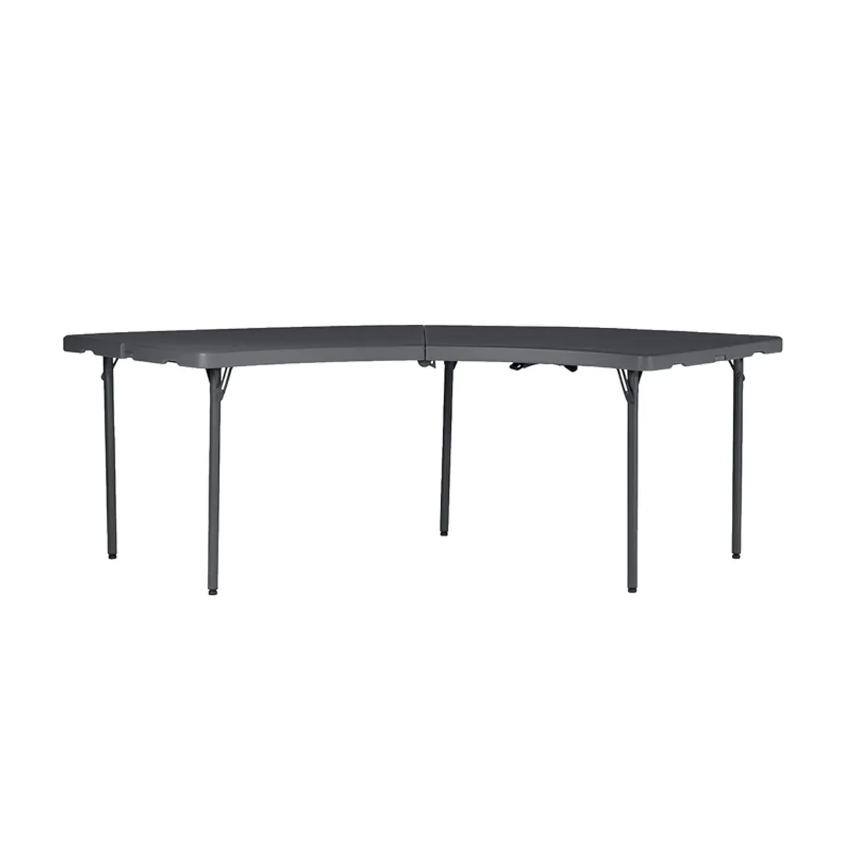 XL Moon - Table pliante circulaire gris foncé — vue 3