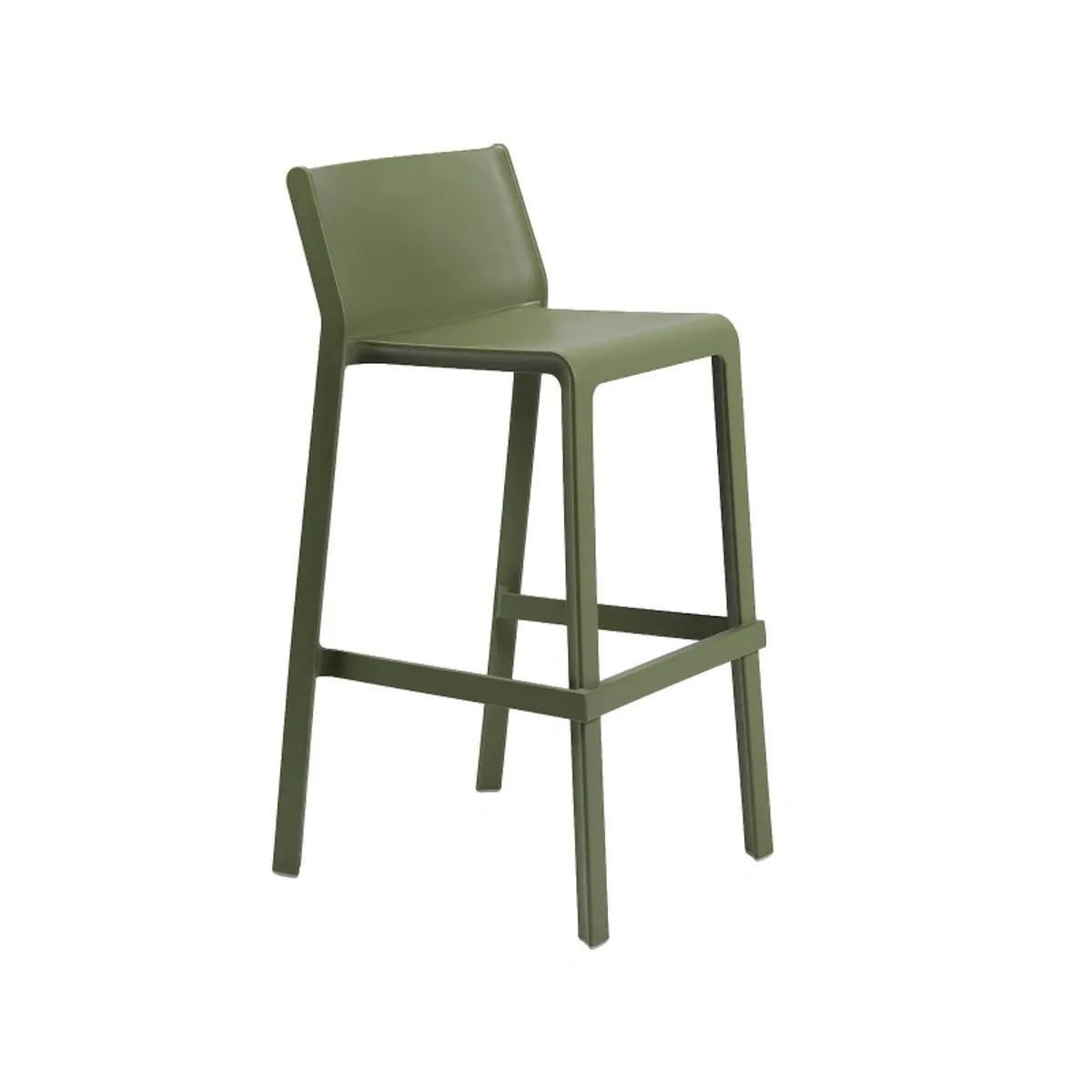 Trill stool - Tabouret de bar de jardin empilable en polypropylène — vue 4