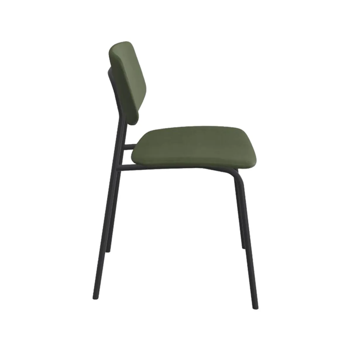 Lago - Chaise vintage en tissu et structure métal — vue 3