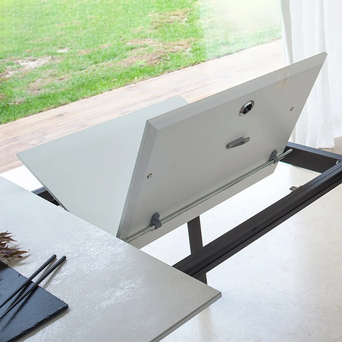 Teorema - Table de salle à manger extensible en céramique — vue 4