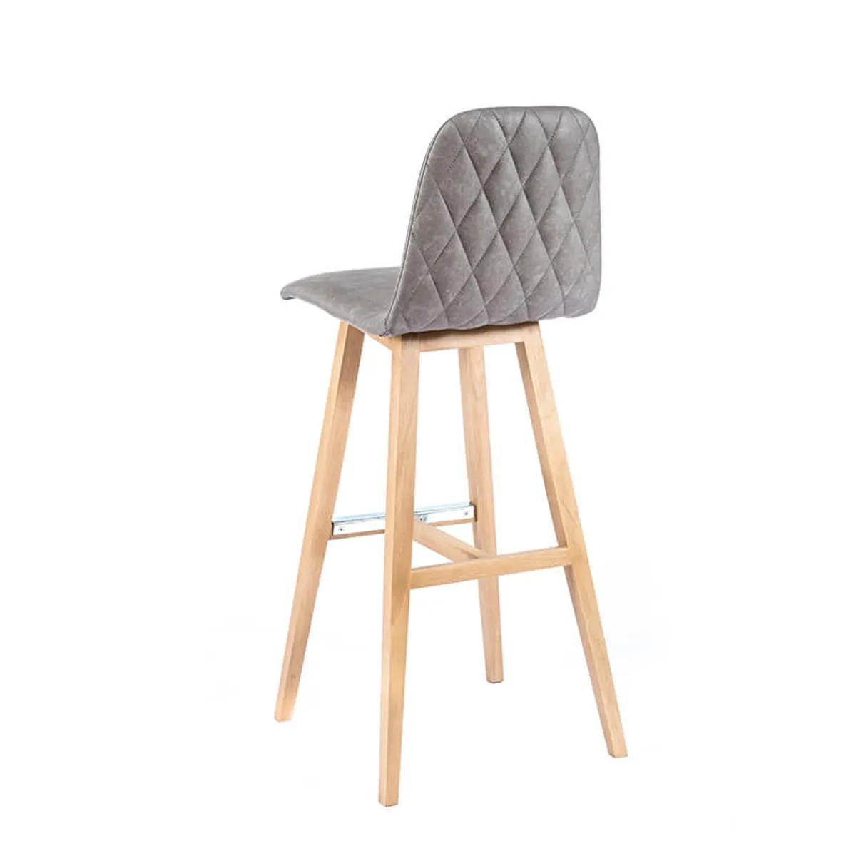 BarPandora diamant - Tabouret de bar scandinave avec pieds en bois — vue 4