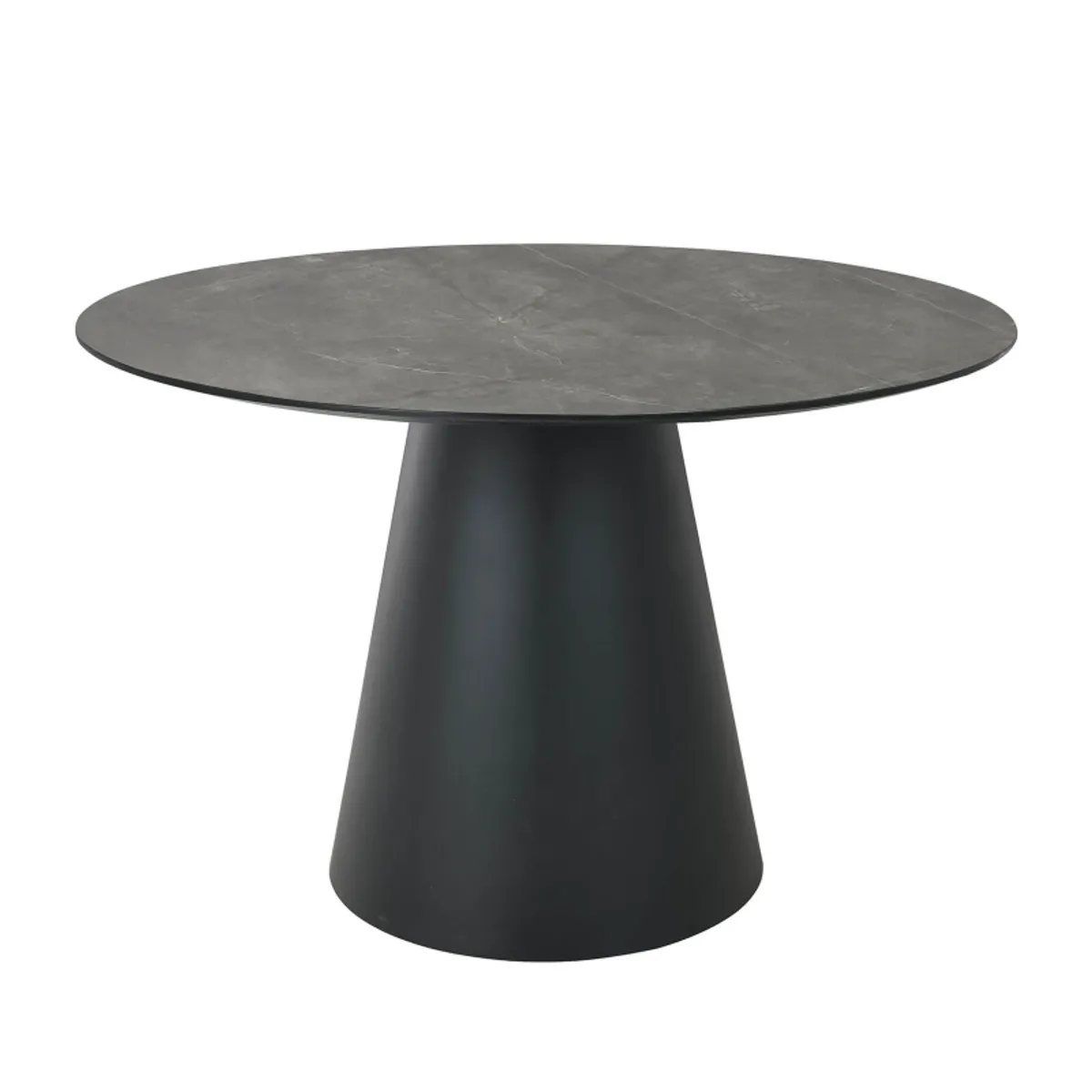 Emmy - Table design ronde avec pied central — vue 3