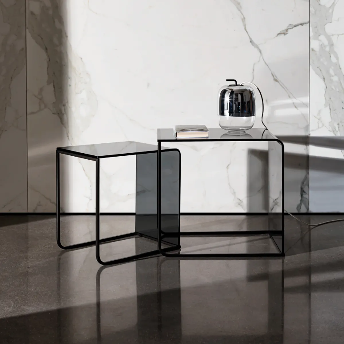 Nido Sovet® - Table basse gigogne en verre — vue 5