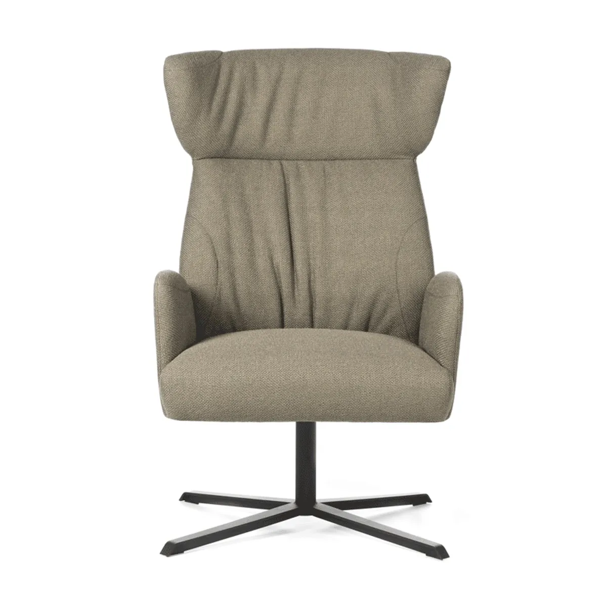Enora Mobitec® - Fauteuil cocooning en tissu avec repose tête — vue 3