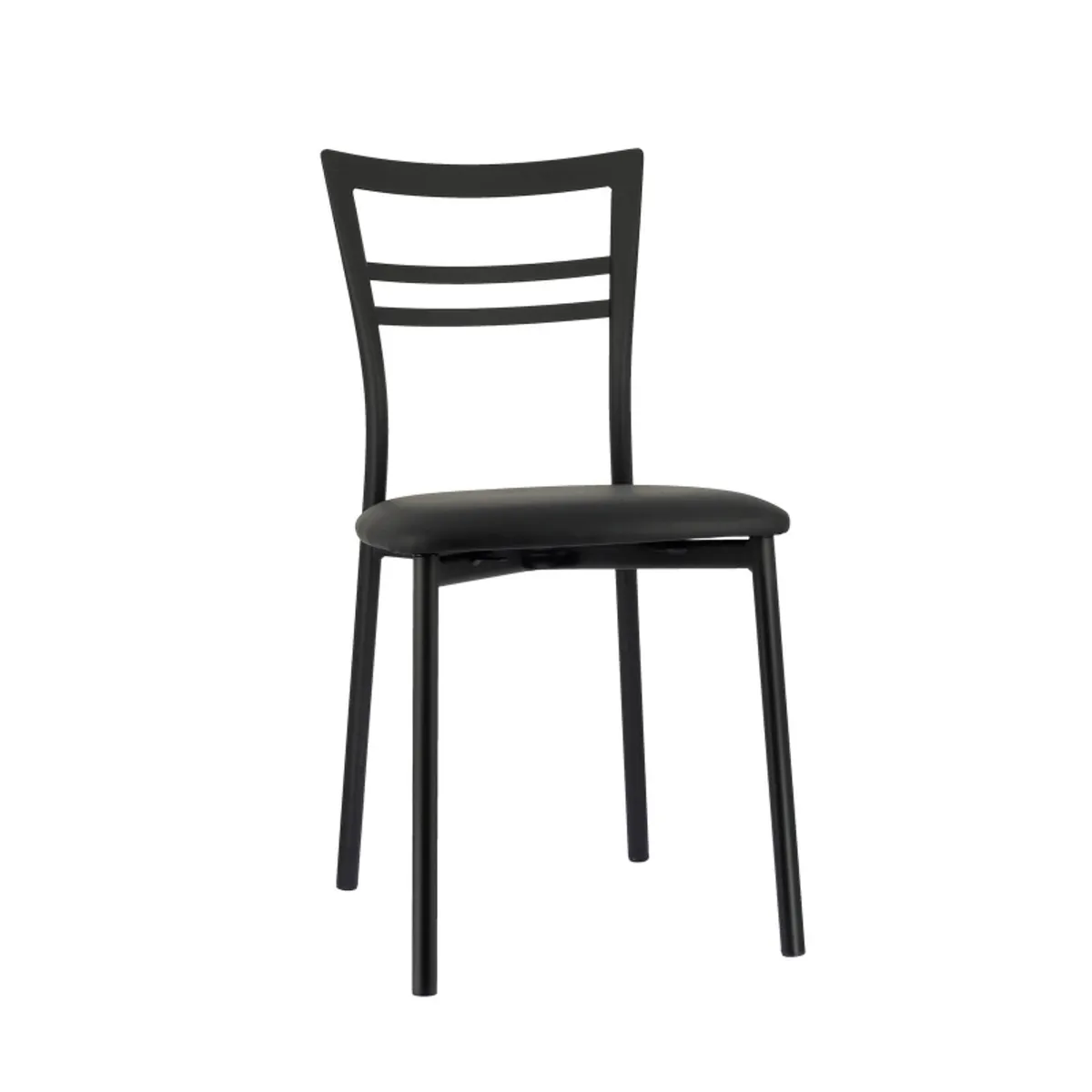 Go 1419 - Chaise de cuisine rembourrée en synthétique et métal — vue 3