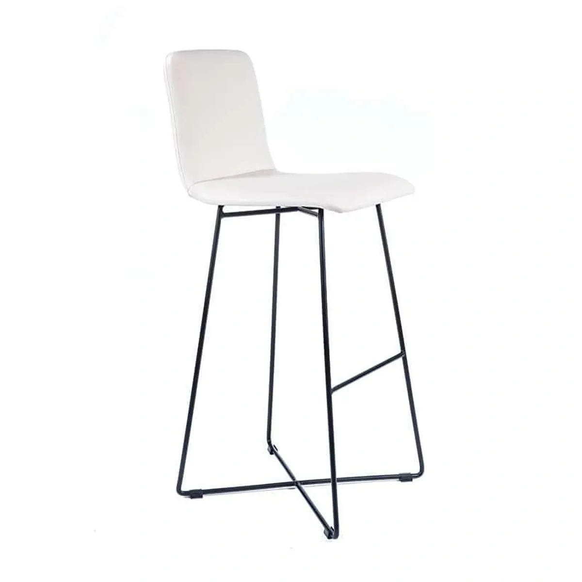BarPlaza diamant - Tabouret de bar design avec pieds filaires en métal