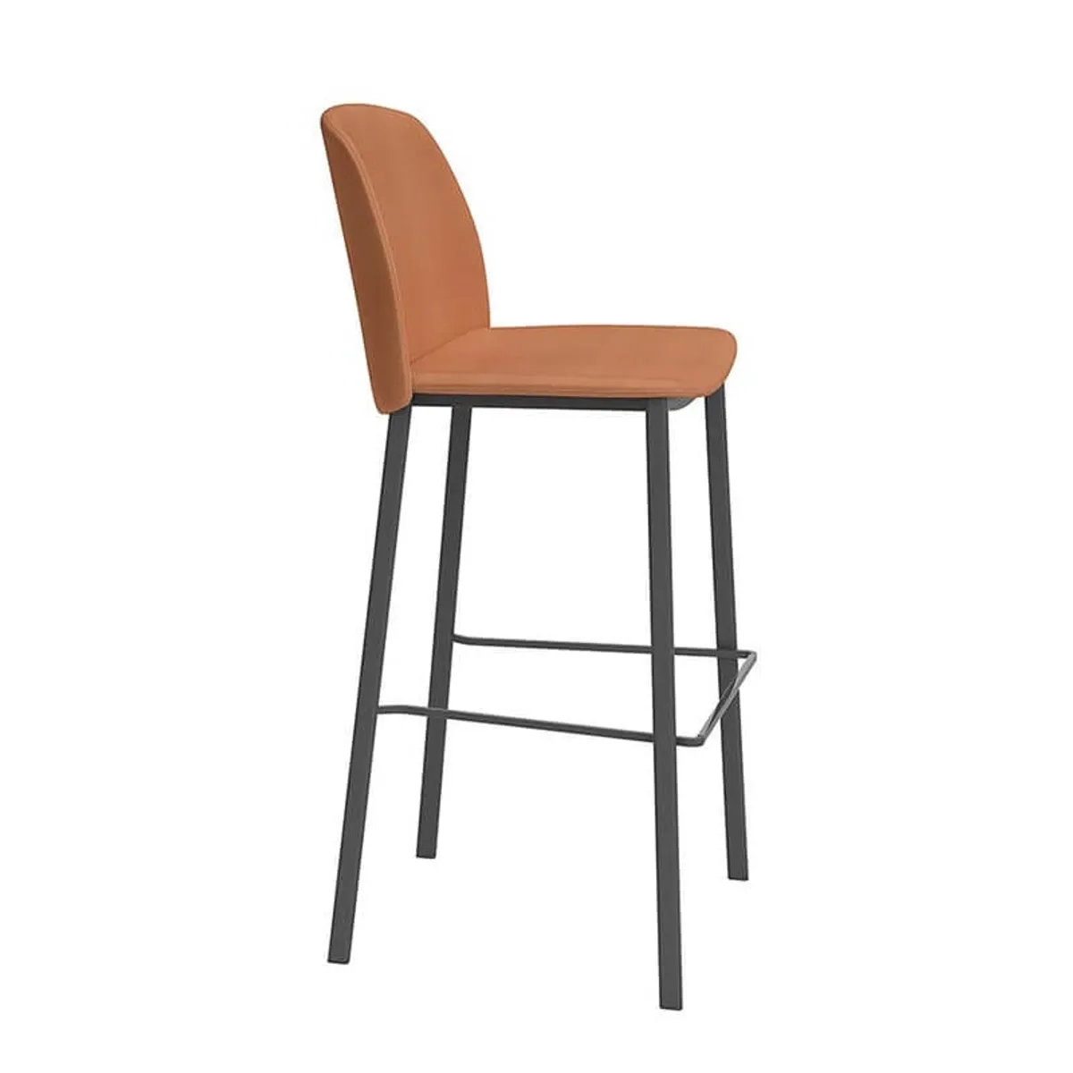 Olivia - Tabouret de bar tendance rembourré en simili — vue 3