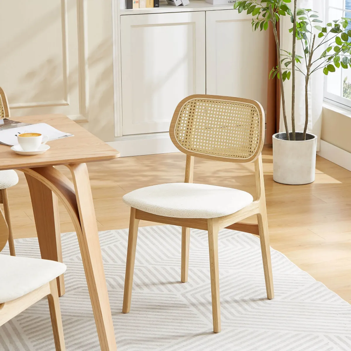 Alicia - Table design rectangulaire en bois — vue 5