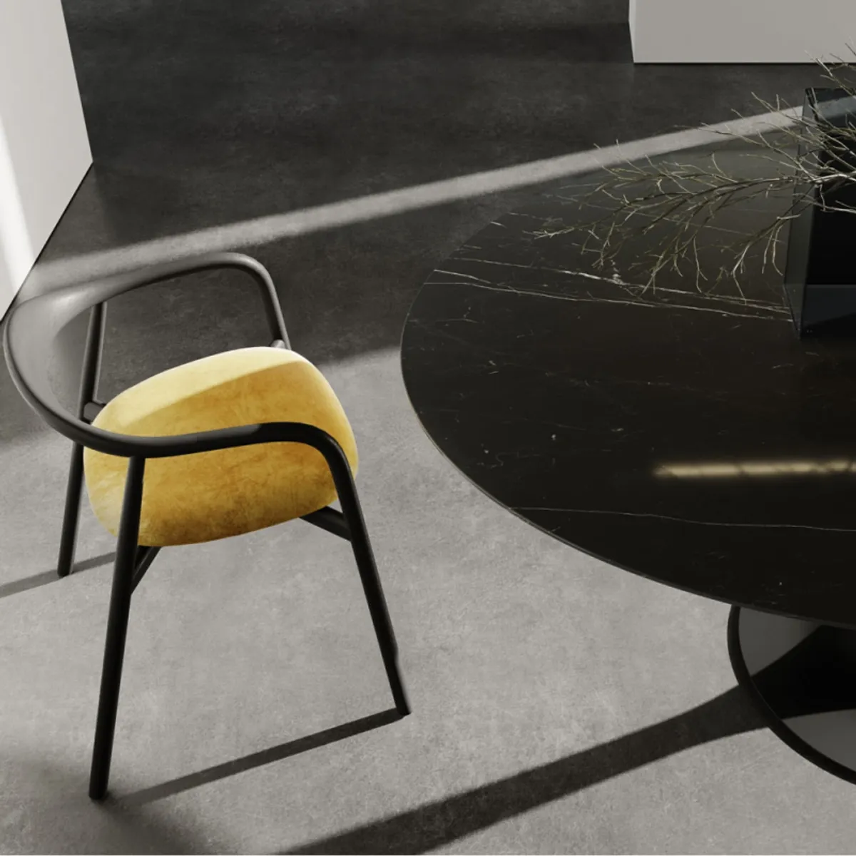 Flûte Sovet® - Table ovale design en céramique — vue 5