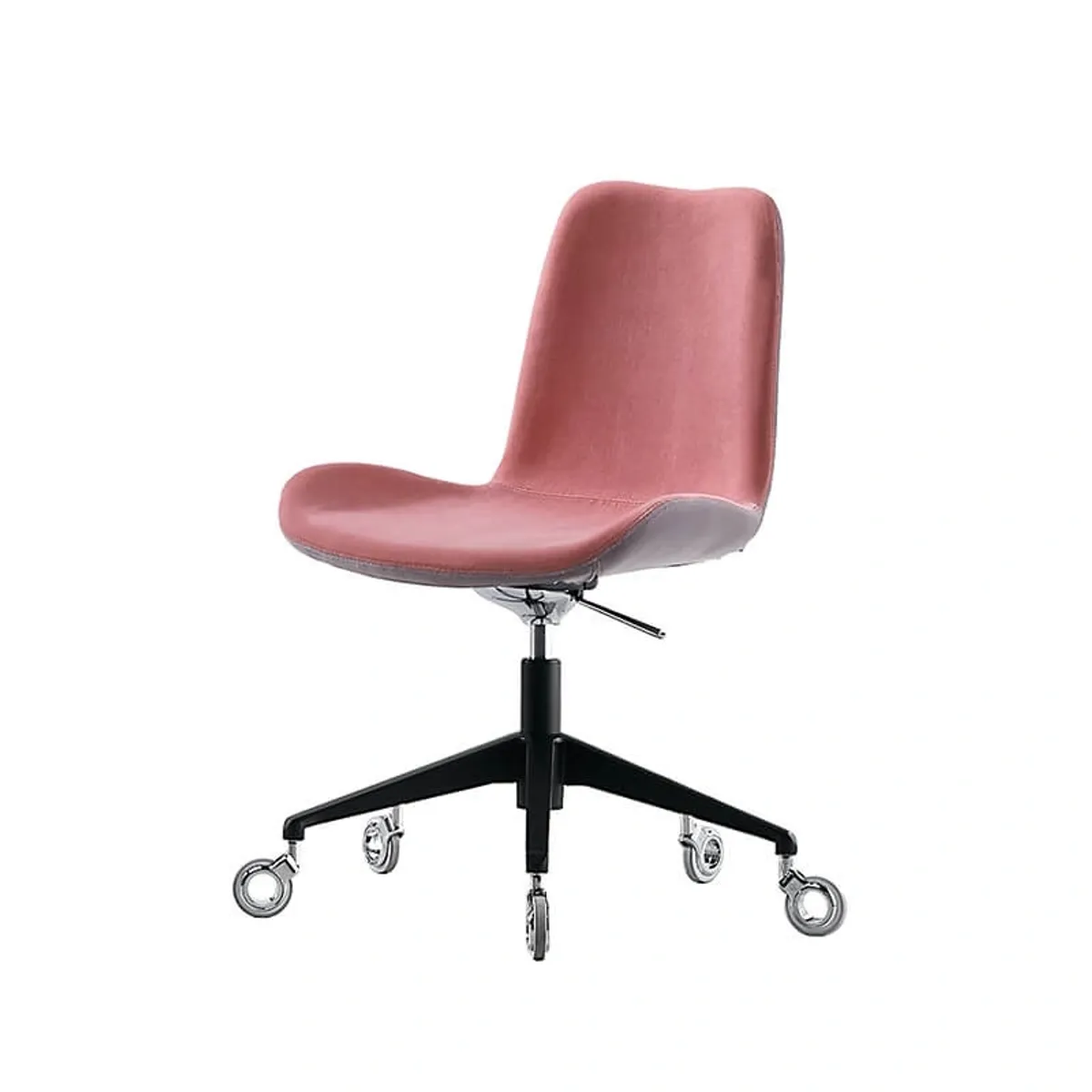 Dalia Midj® - Chaise de bureau design en tissu bicolore — vue 5