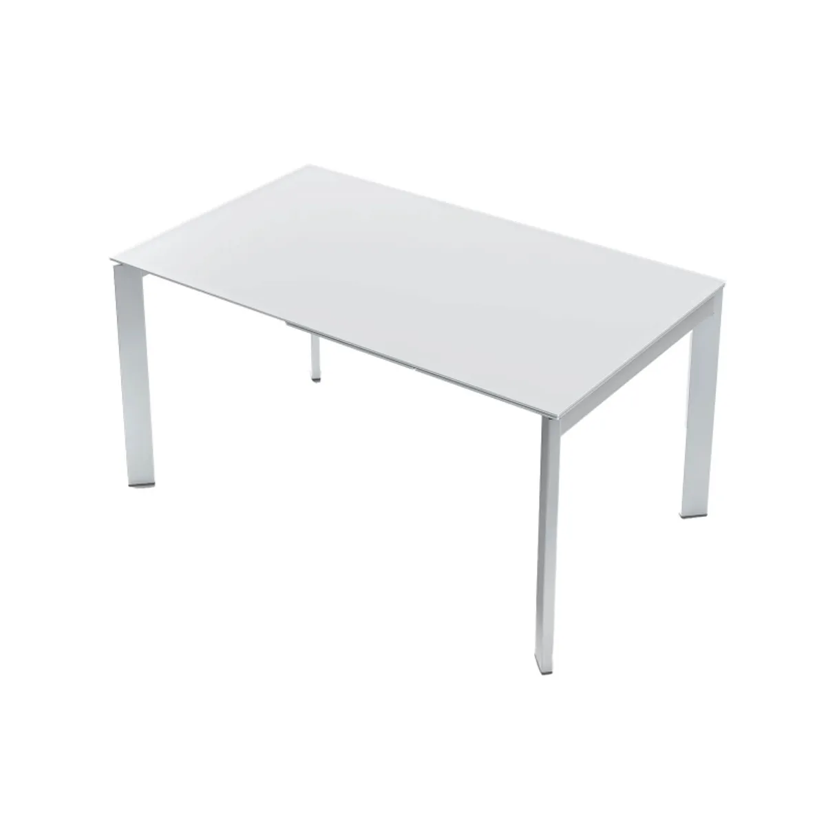 Poker - Table petit espace extensible en verre — vue 3
