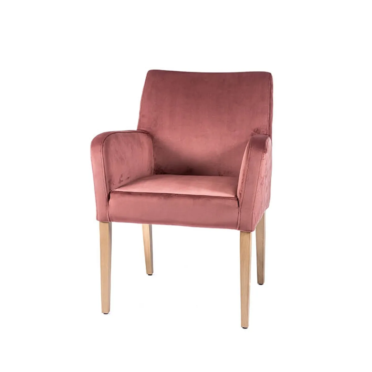 Moritz diamant - Fauteuil cocooning matelassé dans le dos et revêtement en tissu — vue 3