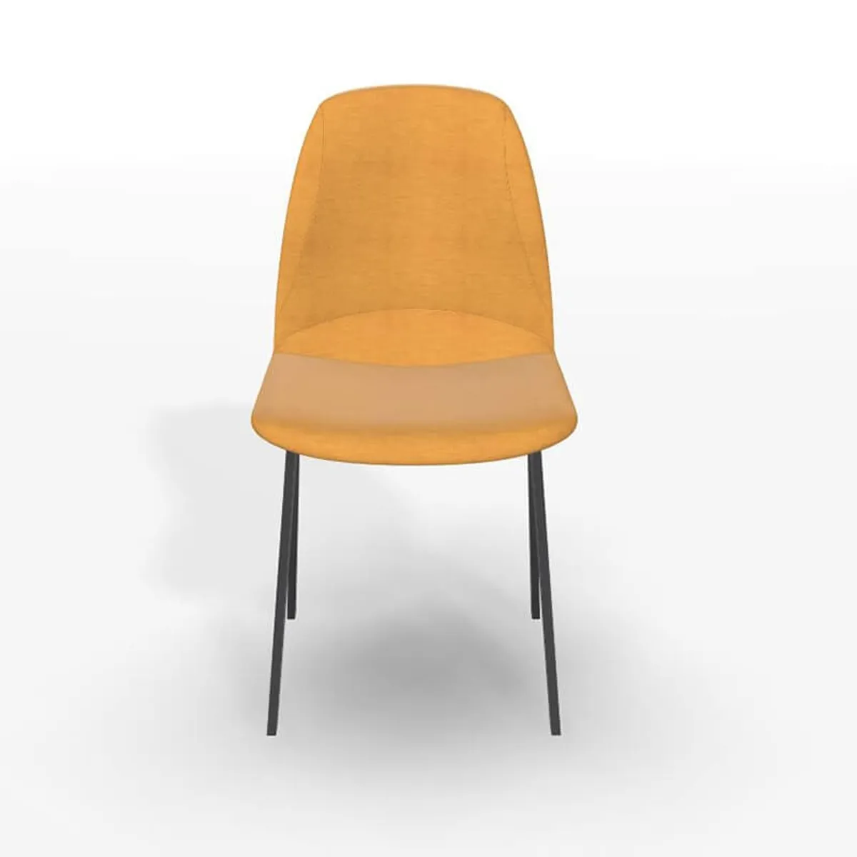 Ona - Chaise de salle à manger moderne en tissu — vue 5