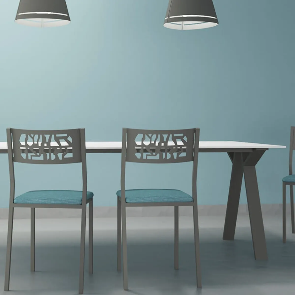 Wasabi Carrier® - Piétement de table en métal design fabriqué en France — vue 5