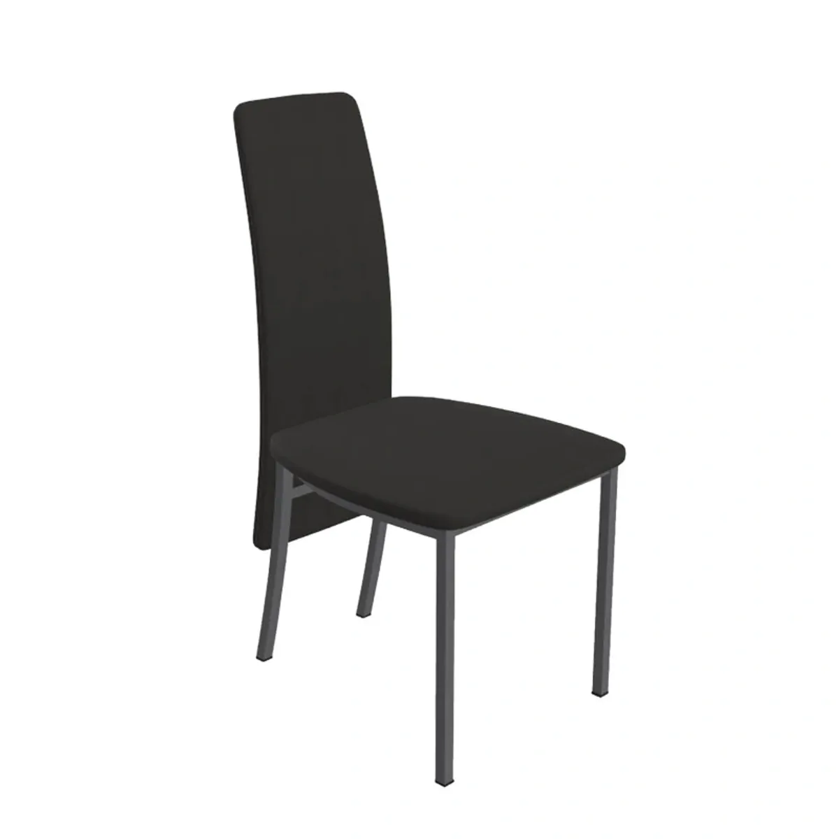 Elyn - Chaise de séjour contemporaine tissu et pieds métal