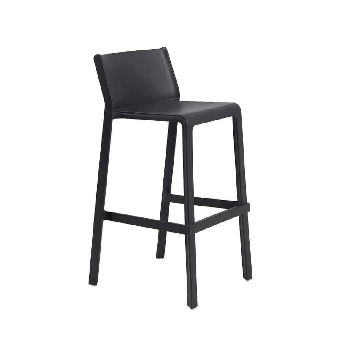 Trill stool - Tabouret de bar moderne empilable en polypropylène — vue 3