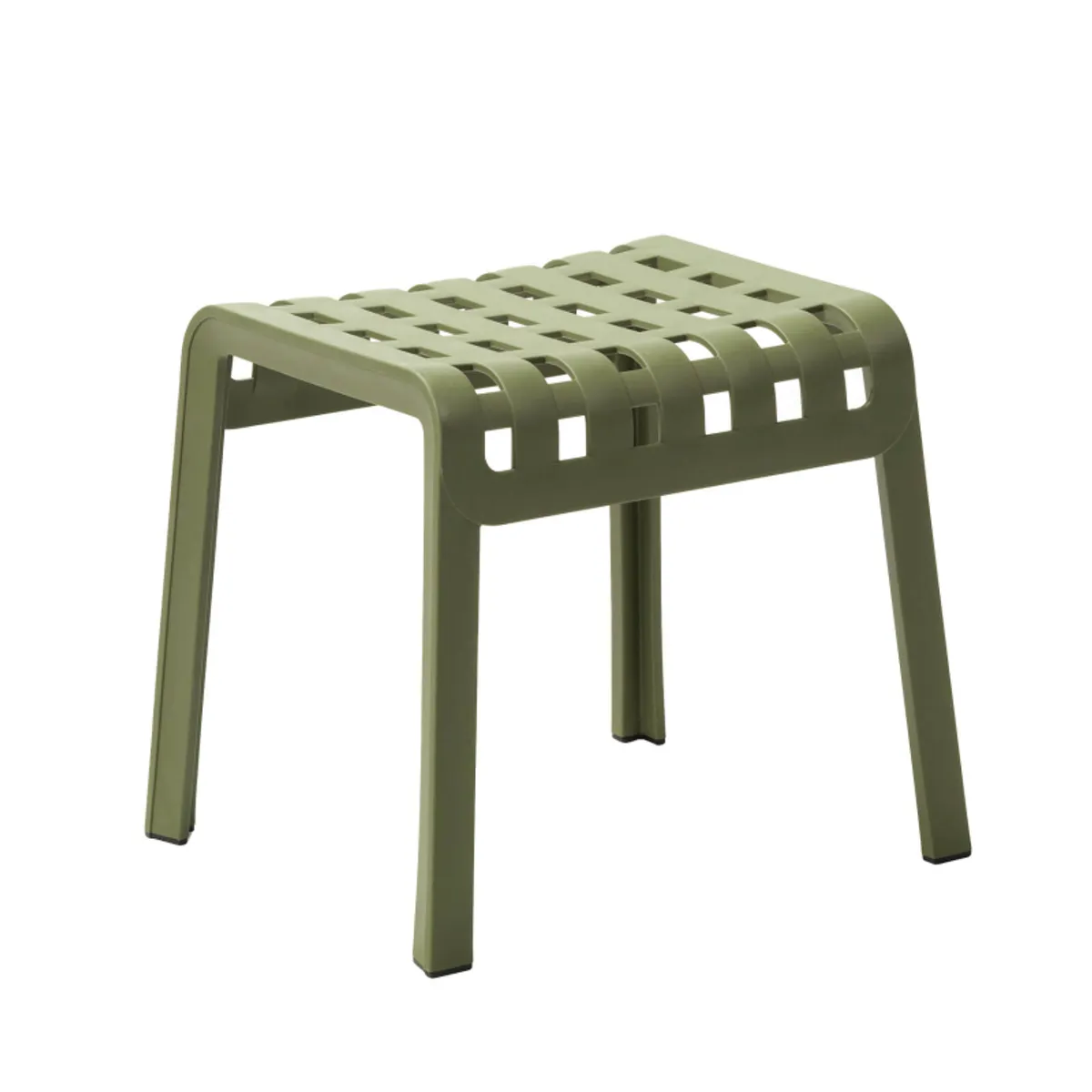 Poggio - Tabouret bas design empilable en polypropylène — vue 3