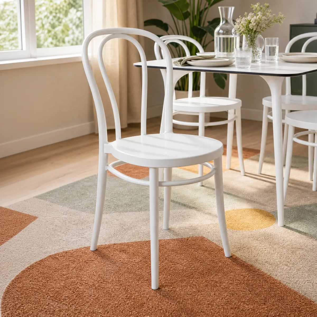 Victor - Chaise bistrot en polypropylène empilable