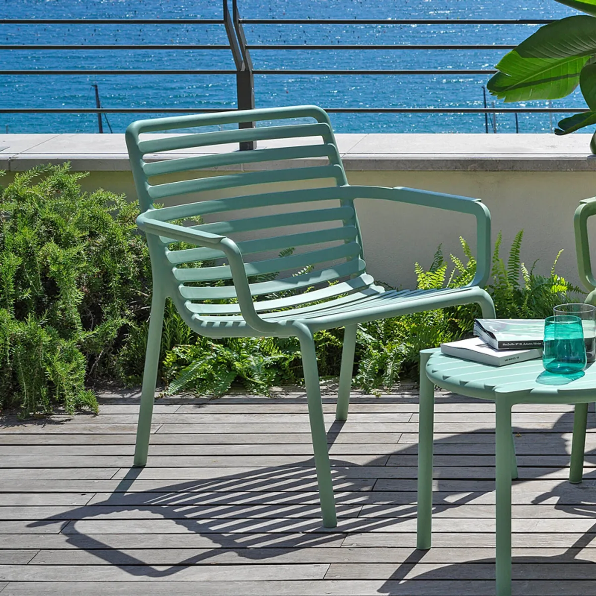 Doga - Fauteuil de jardin bas relax design italien