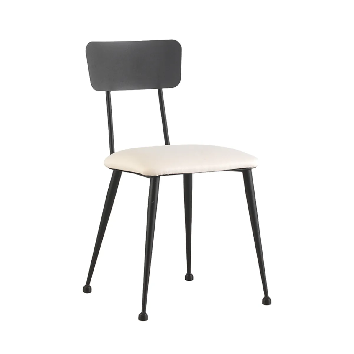 Lanuza - Chaise en métal rembourrée pour salle à manger — vue 3