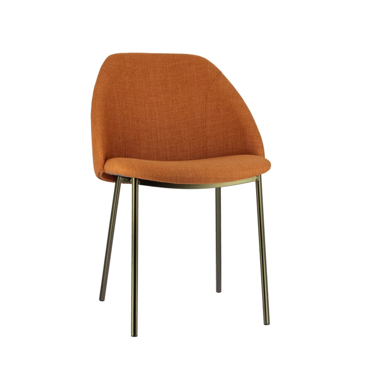 Soda - Chaise cosy en tissu avec pieds en métal