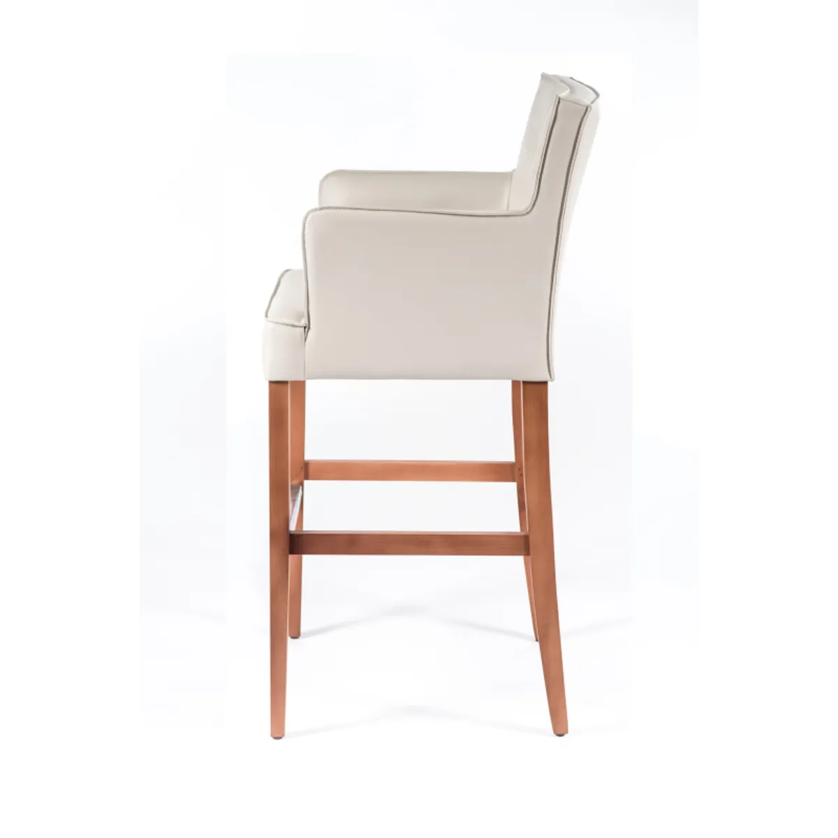 BarDiem 2 - Tabouret de bar en synthétique et bois — vue 4