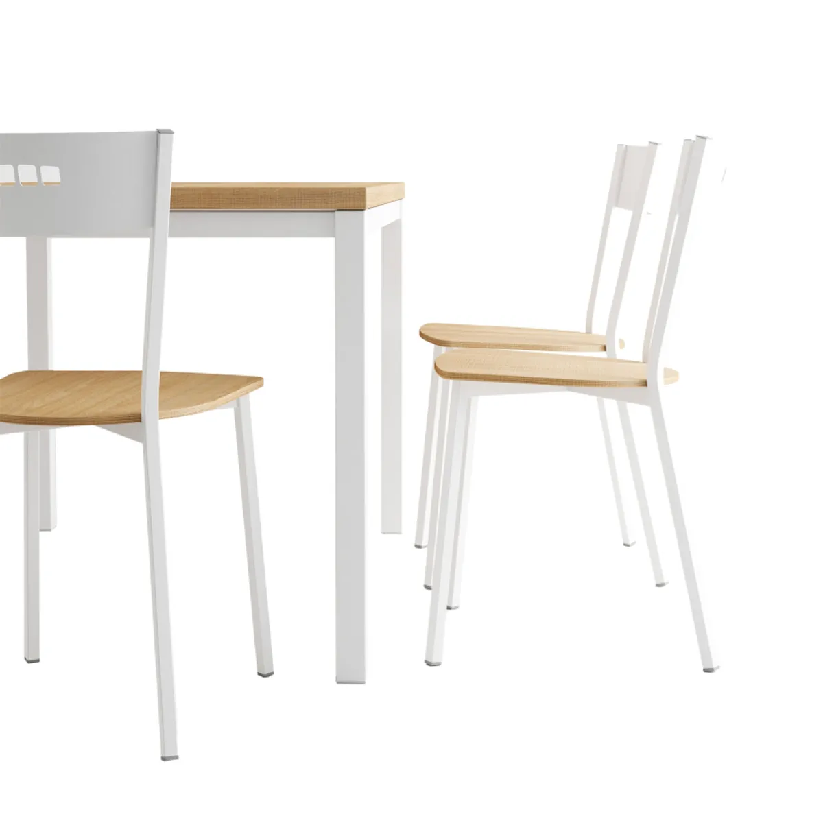 Toy métal - Table de cuisine avec rallonge hauteur 75 cm — vue 4