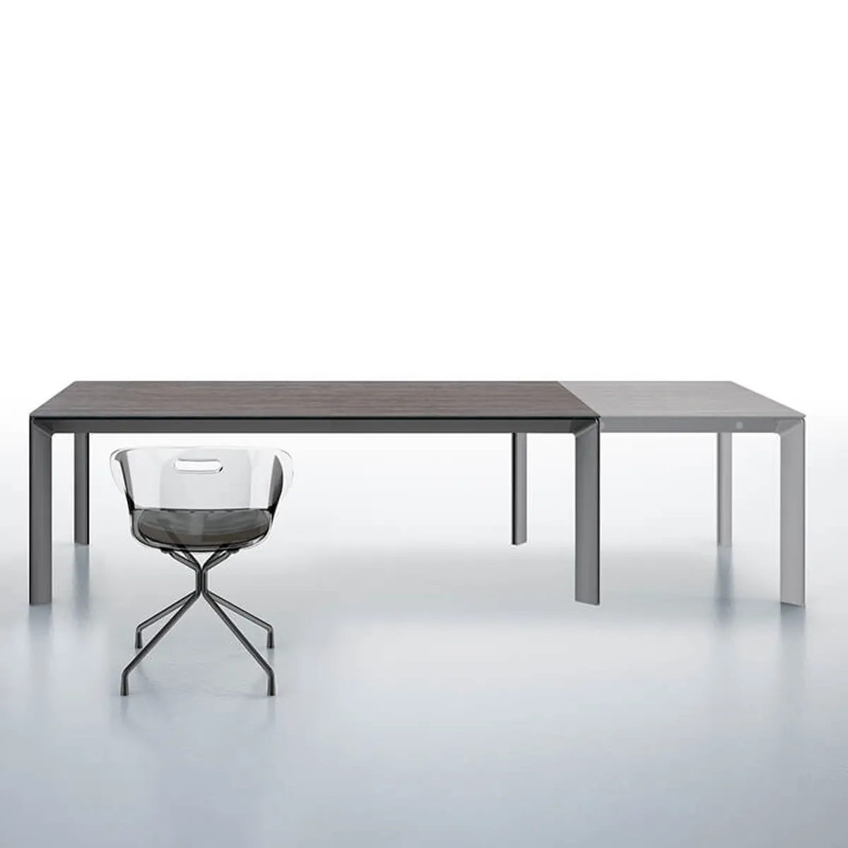 Class - Table de salle à manger extensible en céramique fabriquée en Italie