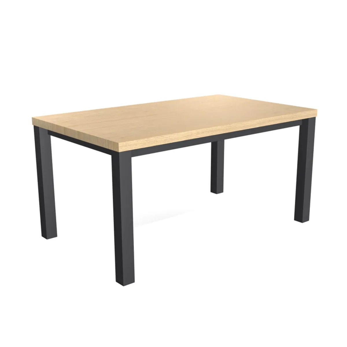 Qube - Table rectangulaire intemporelle en stratifié — vue 4