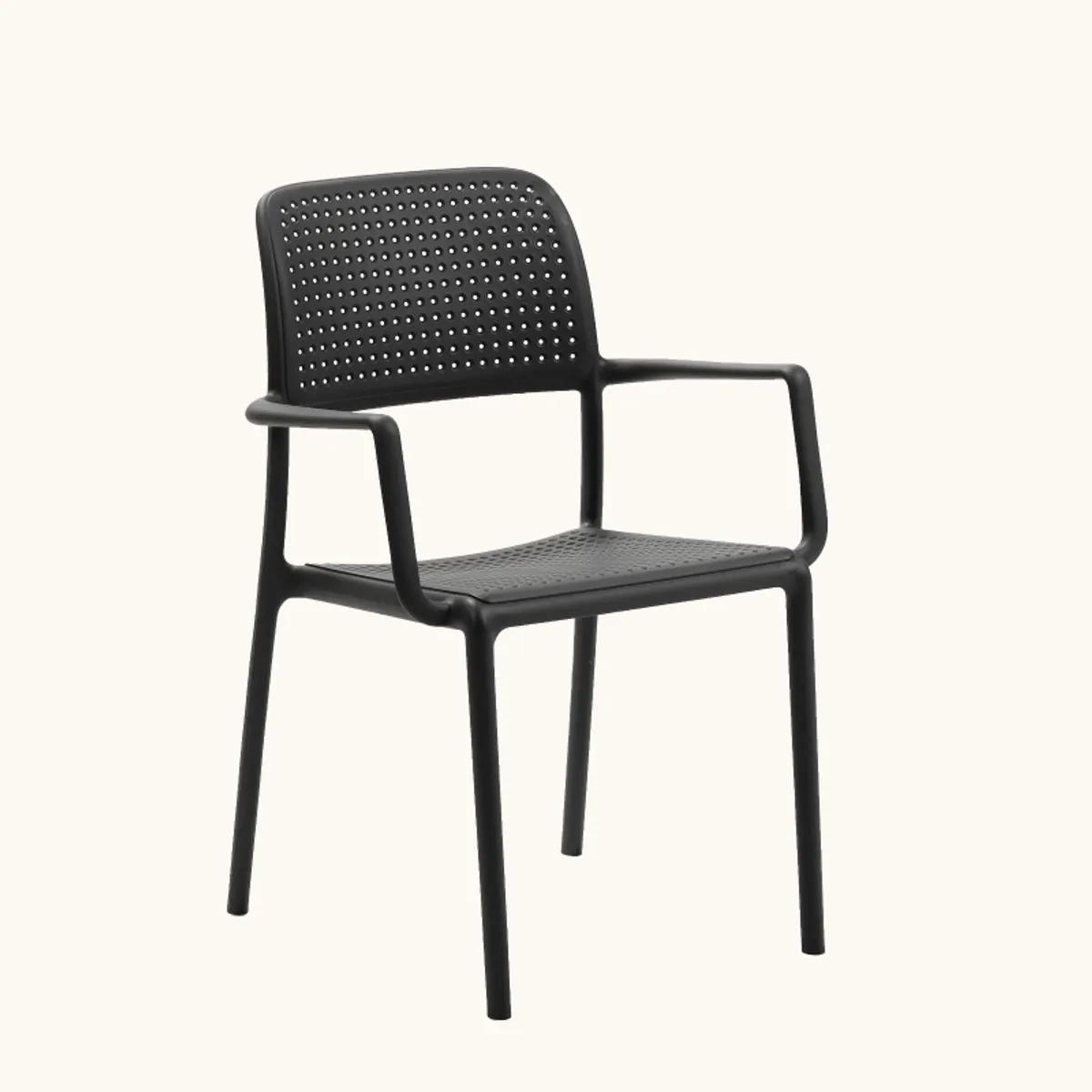 Bora - Fauteuil empilable en polypropylène
