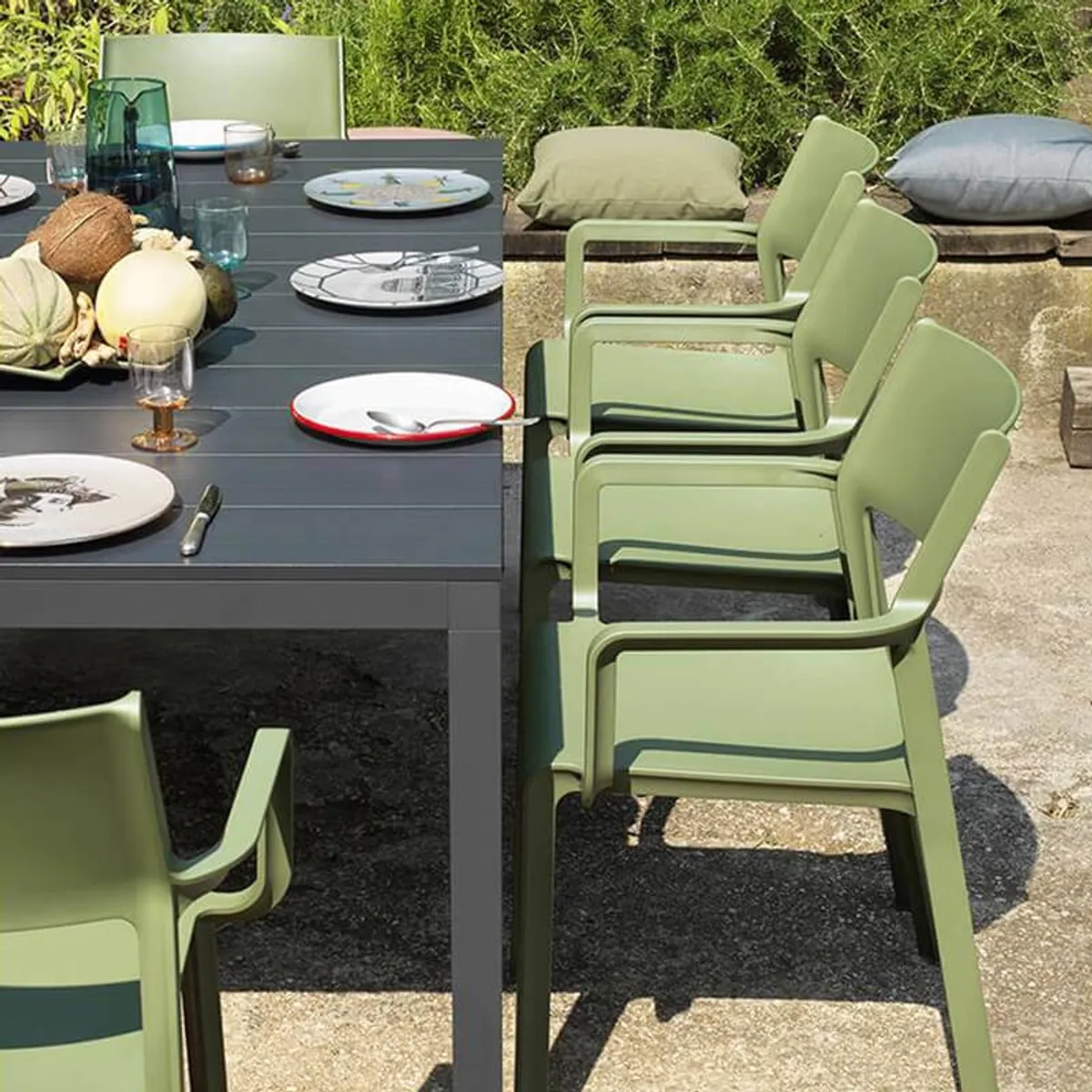 Trill - Fauteuil de jardin empilable en polypropylène — vue 5