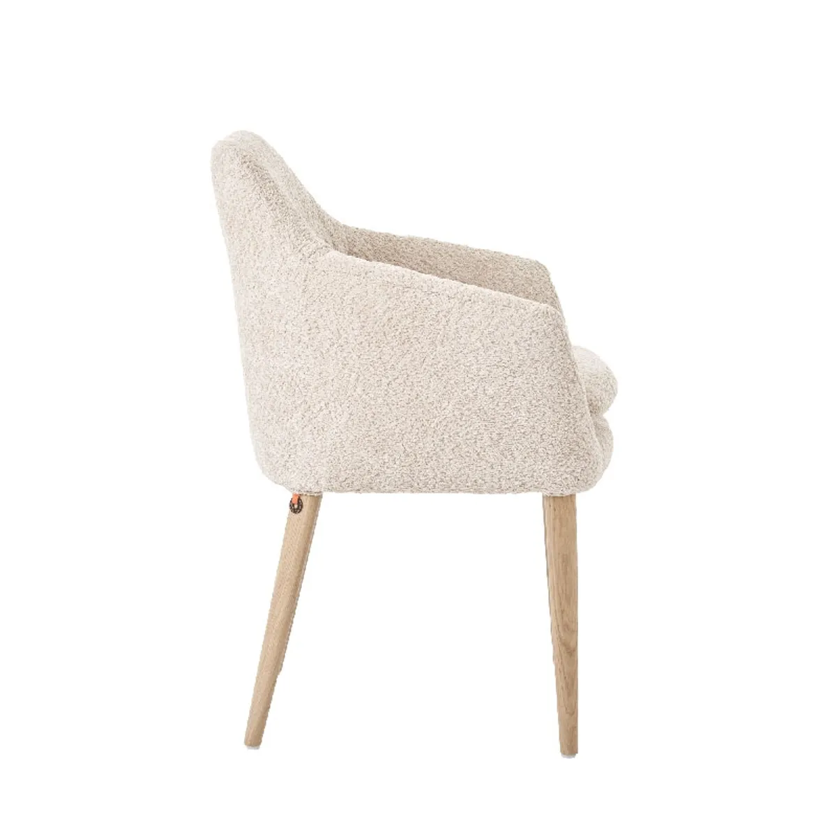 Saga Mobitec® - Fauteuil confortable en tissu et pieds en bois — vue 4