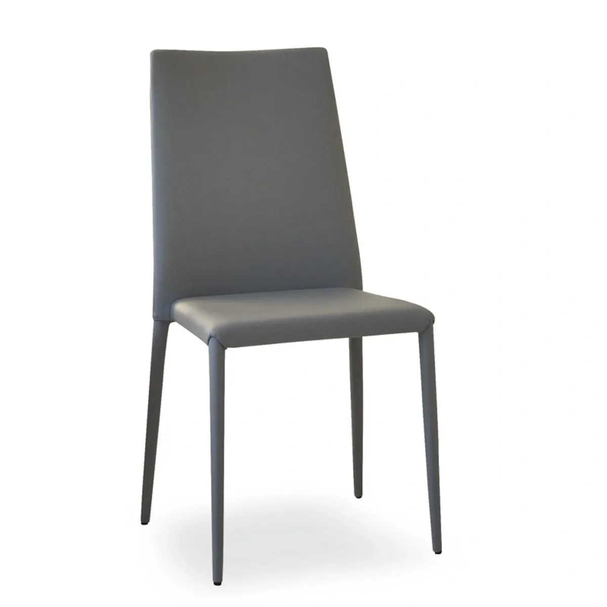 Bea - Chaise contemporaine en cuir