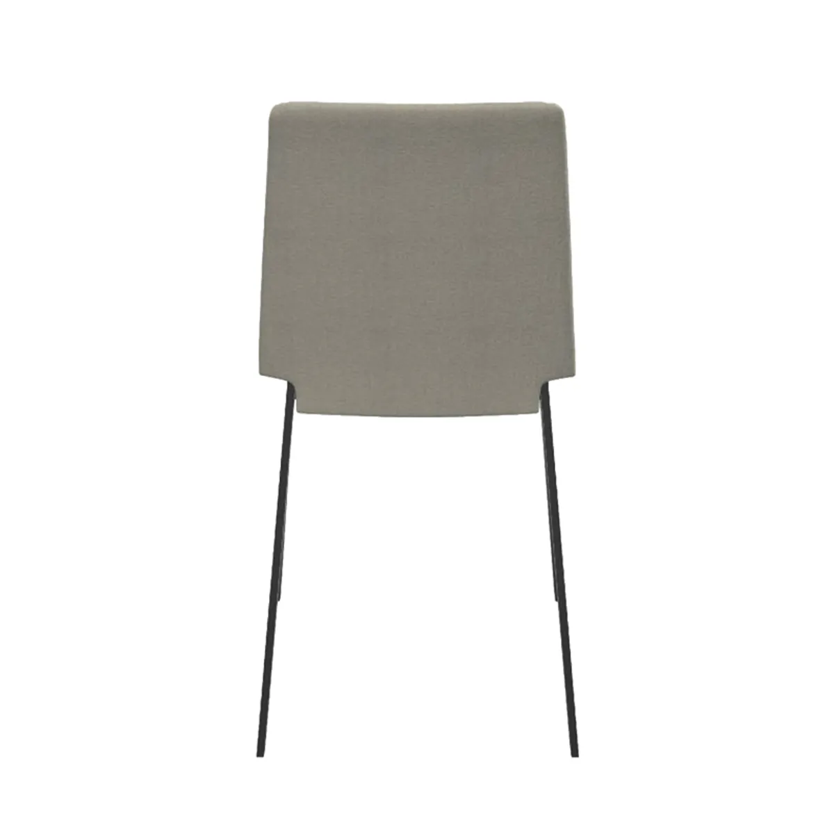 Primera - Chaise moderne tissu et pieds métal — vue 4