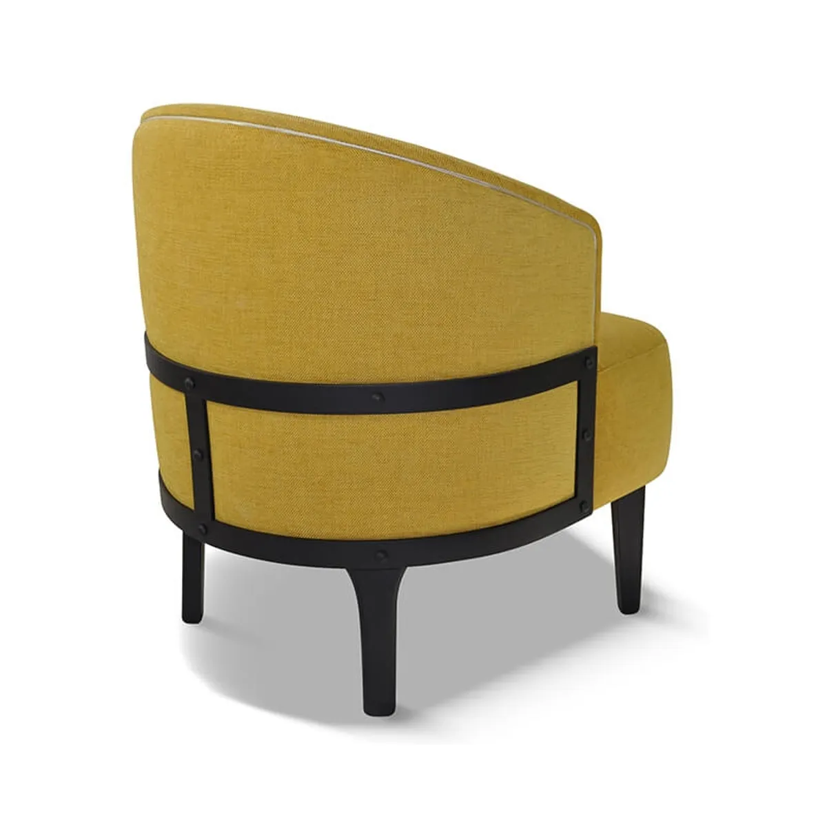 Factory - Fauteuil vintage en tissu fabriqué en France — vue 4