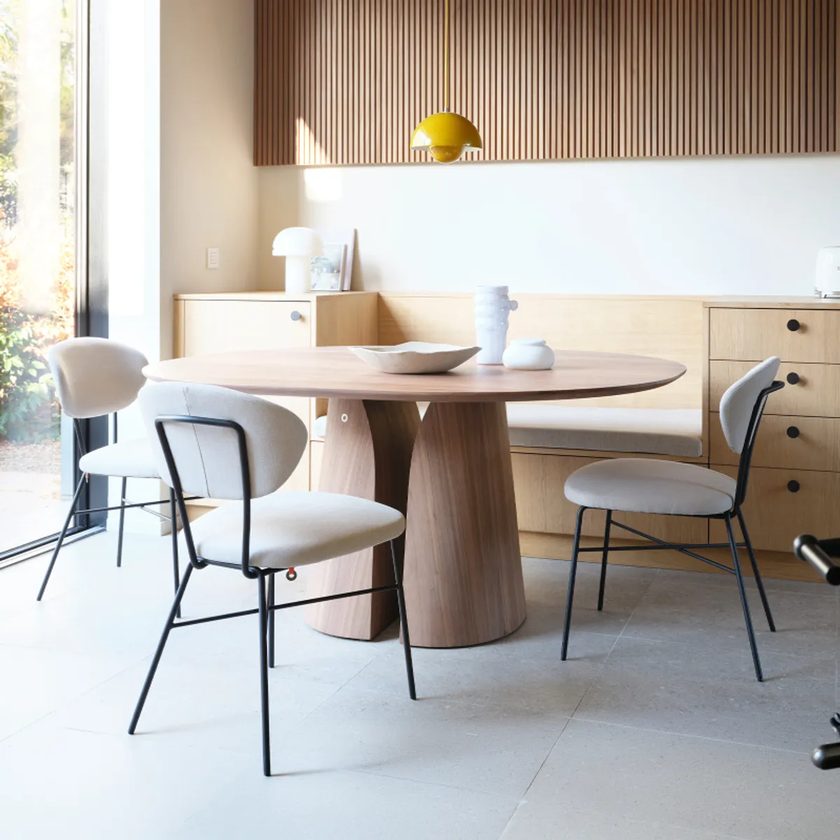 Blossom Mobitec® - Table design en bois avec bords arrondis — vue 4