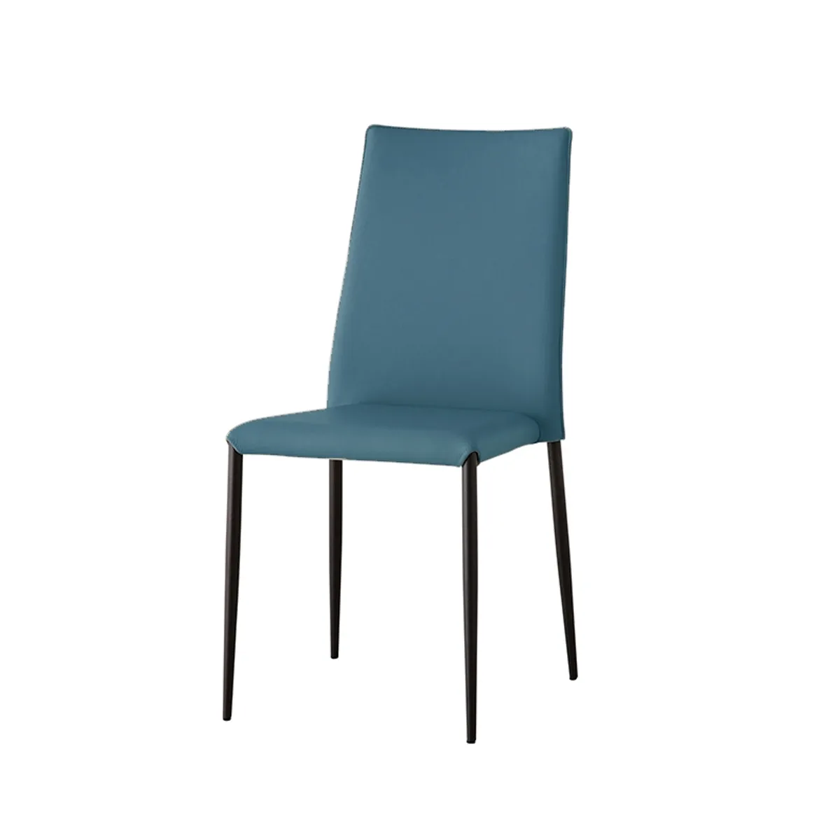 Trix - Chaise italienne contemporaine en cuir — vue 3
