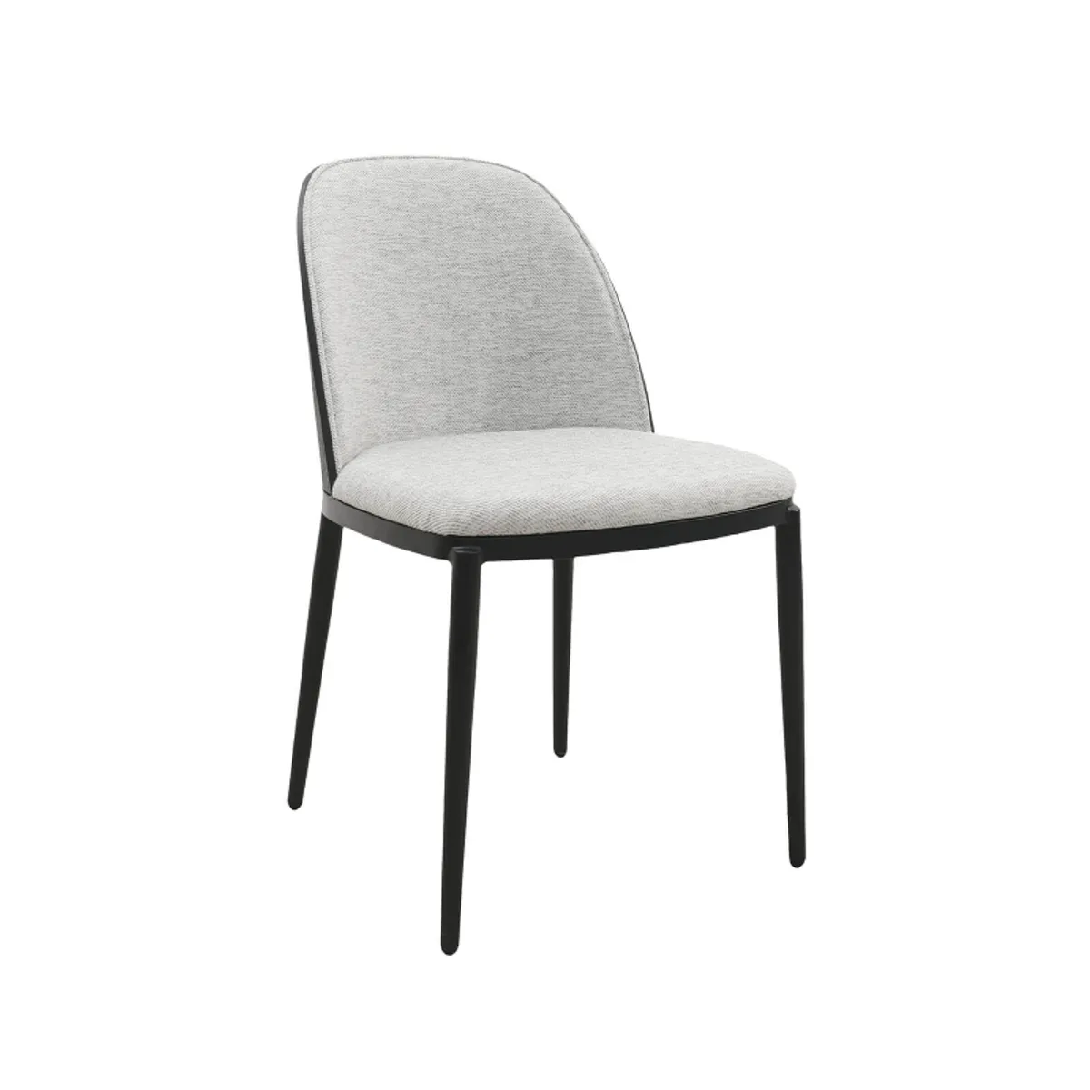 Simone - Chaise bimatière en tissu dossier bois avec pieds en métal — vue 5