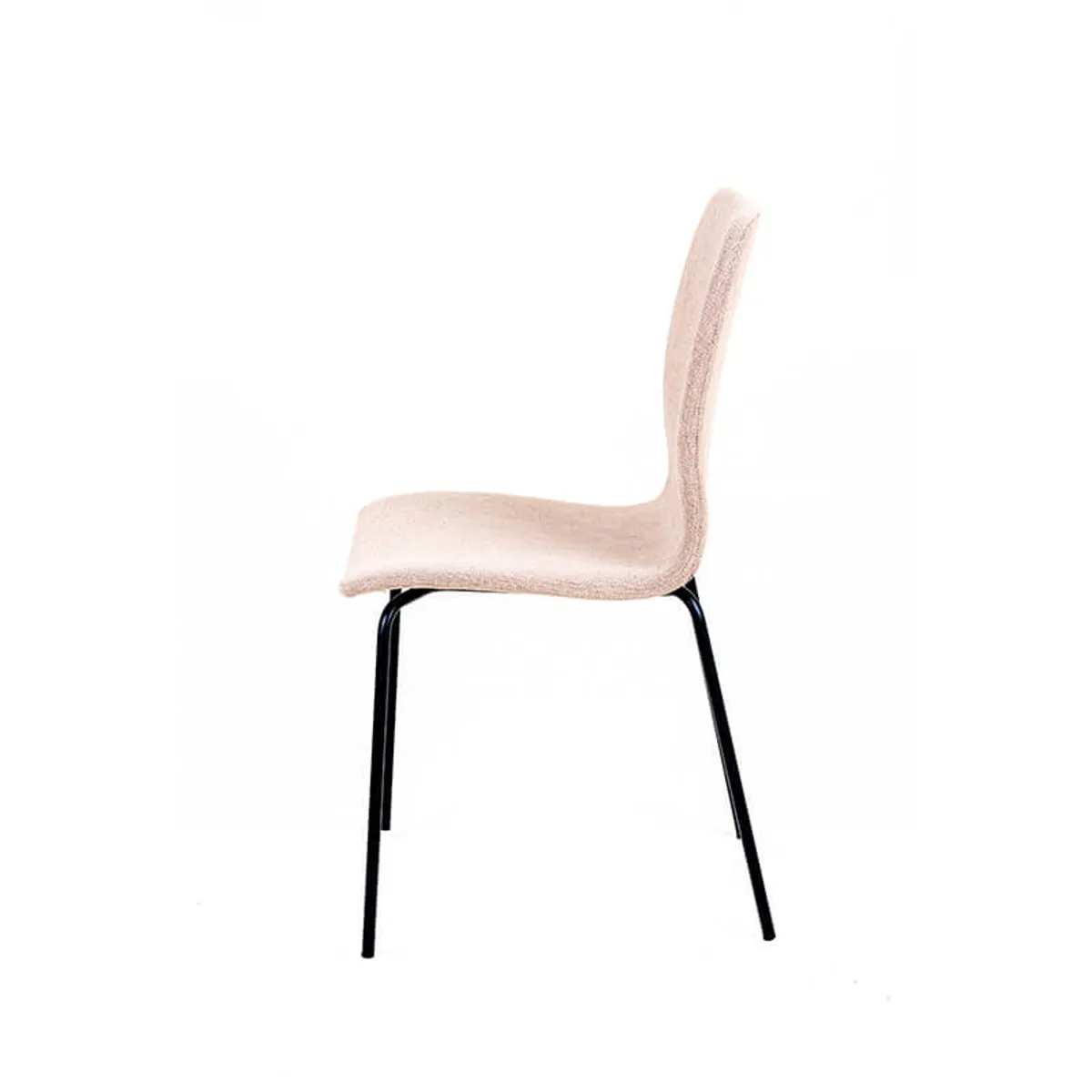 Amelie - Chaise en tissu et pieds en métal — vue 4