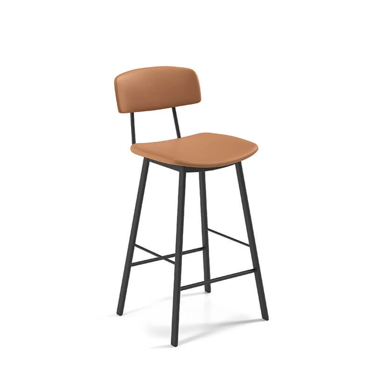 Amica - Tabouret snack moderne en simili — vue 3