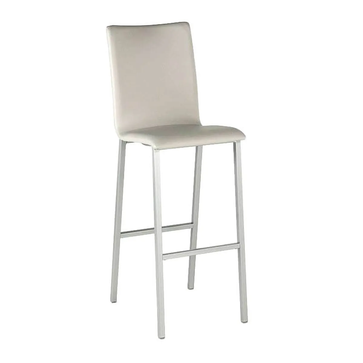 Koko - Tabouret snack Mobliberica® rembourré dossier haut en simili