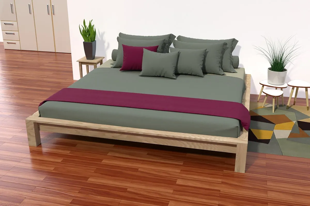 Lit 2 places King Solid en bois massif — vue 3