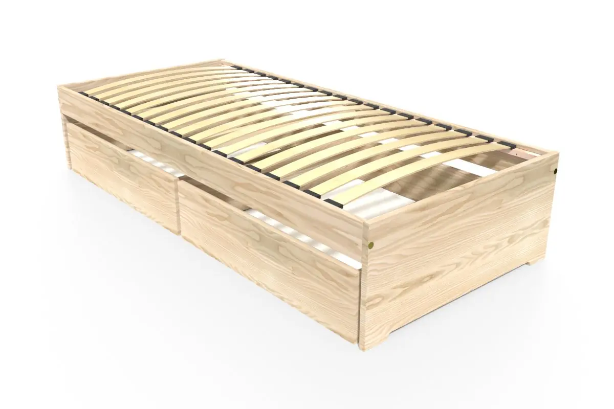 Lit simple avec tiroirs de rangement Malo