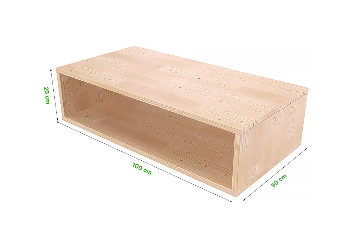 Cube de rangement bois cm — vue 5