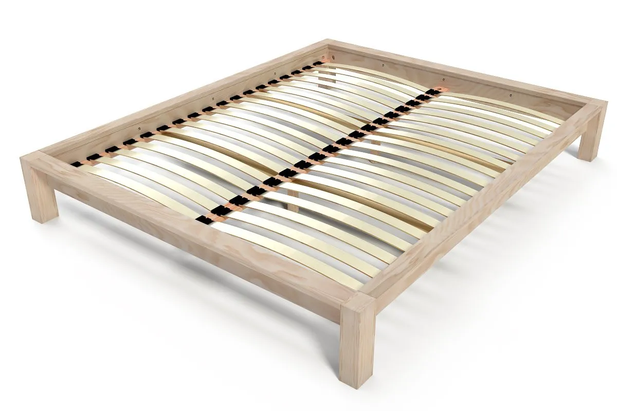 Lit 2 places King Solid en bois massif