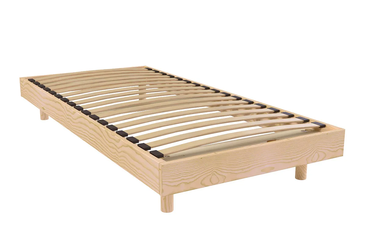 Sommier à lattes 1 place bois Kit France -