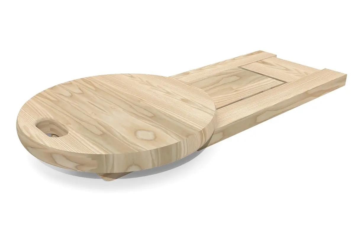 Tabouret pliable en bois vintage — vue 5