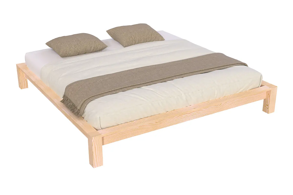 Lit King Size bois massif — vue 4