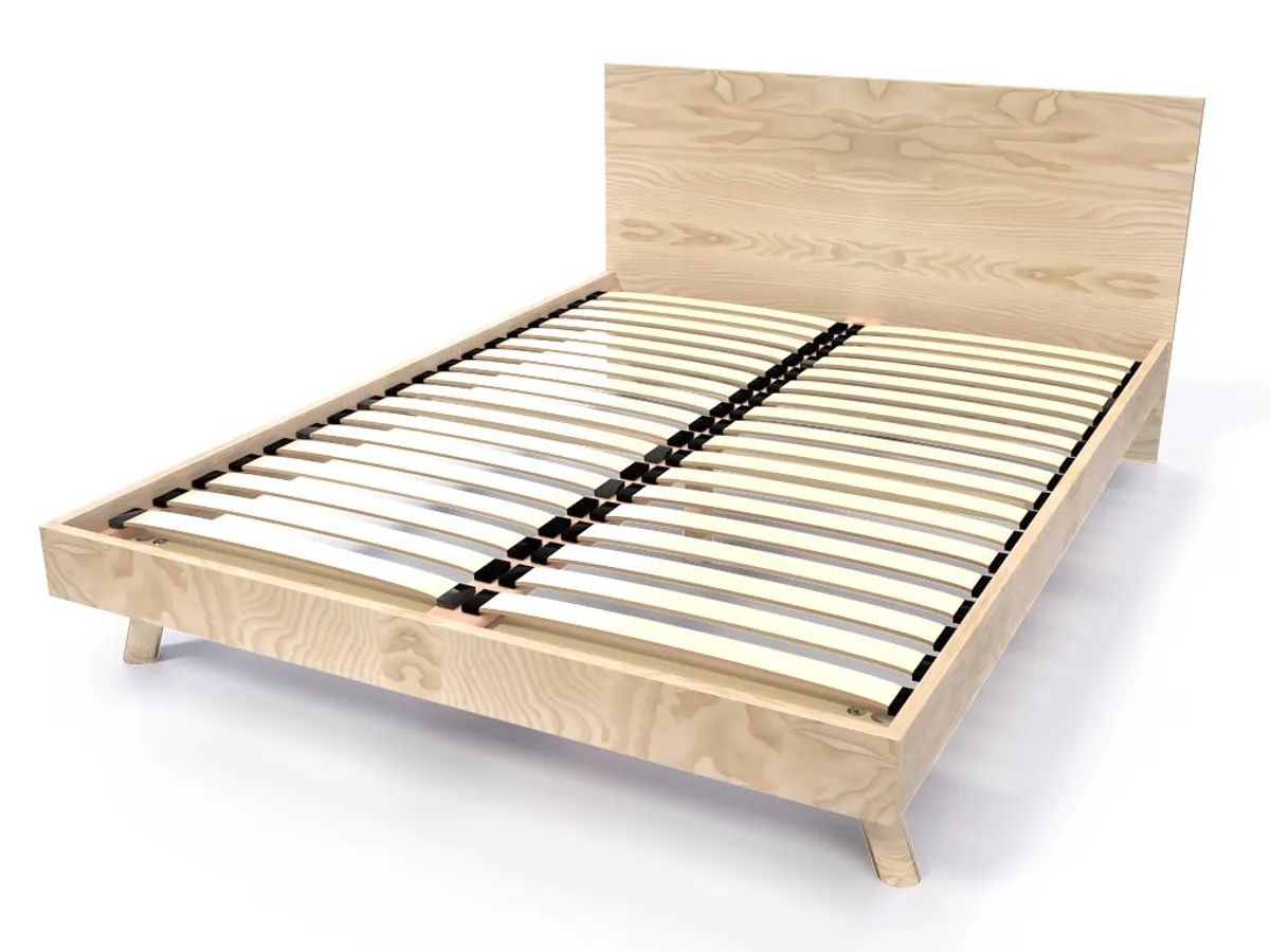 Lit scandinave viking en bois massif